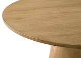 Jasper Driftwood Finish 59"W Contemporary Round Dining Table