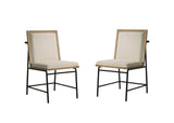 Torrance Set of 2 Oak Finish 18.5"W Dining Chairs