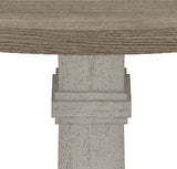 Tannen 59"W Round White and Gray Dining Table