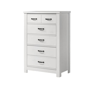 Cassini 31"W White 5-Drawer Chest