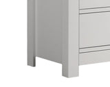 Cassini 51"W White 6-Drawer Dresser