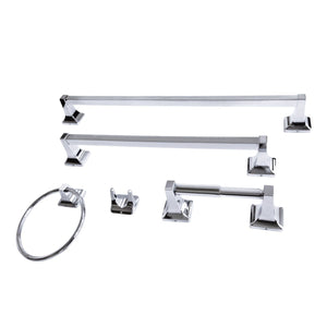 Milton 5-Piece 18-Inch and 24-Inch Towel Bars Bathroom Accessory Set