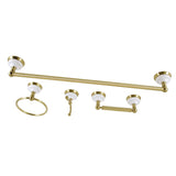 Victorian 4-Piece Bathroom Hardware Set