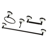 Victorian 4-Piece 24-Inch Towel Bar Bathroom Accessory Set