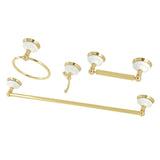 Victorian 4-Piece Bathroom Hardware Set