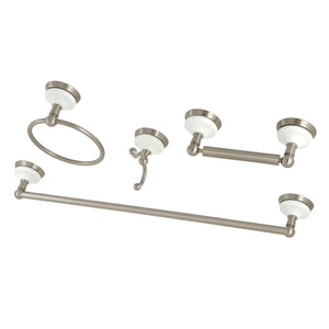 Victorian 4-Piece 24-Inch Towel Bar Bathroom Accessory Set