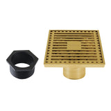 Watercourse 4-Inch Square Shower Drain