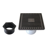 Watercourse 4-Inch Square Shower Drain