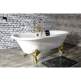 Vintage Brass Lift and Turn Tub Waste and Overflow