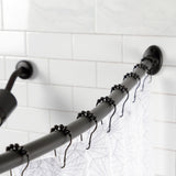 Edenscape 72-Inch Stainless Steel Single Curved Shower Curtain Rod