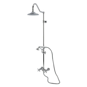 Kingston Wall Mount Rain Drop Shower System with Hand Shower