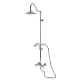 Kingston Wall Mount Rain Drop Shower System with Hand Shower