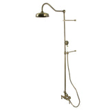 Vintage Tub Wall Mount Rain Drop Shower System with Hand Shower