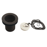 Made To Match 1-1/2-Inch Chain and Stopper Tub Drain with 2-Inch Body Thread