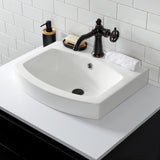 Inflectoin 20-Inch Ceramic Bathroom Sink