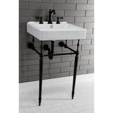 Concord 20-Inch Ceramic Console Sink (8-Inch, 3-Hole)