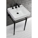 Concord 20-Inch Console Sink Basin (8-Inch, 3-Hole)