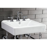 Concord 20-Inch Console Sink Basin (8-Inch, 3-Hole)