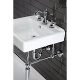 Concord 20-Inch Ceramic Console Sink (8-Inch, 3-Hole)