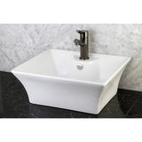 Forte Ceramic Rectangular Vessel Sink