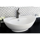 Harmon Ceramic Oval Vessel Sink