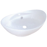 Harmon Ceramic Oval Vessel Sink