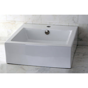 Sierra 18-1/2 Inch Ceramic Square Vessel Sink