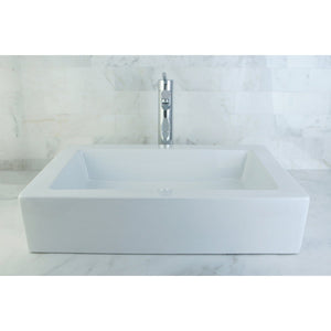 Pacifica 22-Inch Ceramic Rectangular Vessel Sink