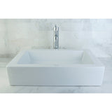 Pacifica Ceramic Rectangular Vessel Sink