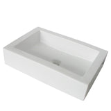 Pacifica 22-Inch Ceramic Rectangular Vessel Sink