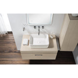 French Petite Ceramic Rectangular Vessel Sink