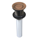 Trimscape Brass Push Pop-Up Bathroom Sink Drain without Overflow, 22 Gauge