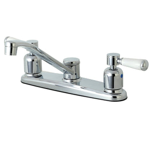 Paris Two-Handle 2-Hole 8" Centerset Kitchen Faucet