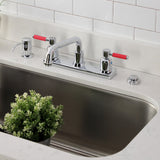 Kaiser Two-Handle 2-Hole 8" Centerset Kitchen Faucet