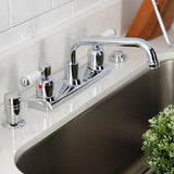 Paris Two-Handle 2-Hole 8" Centerset Kitchen Faucet