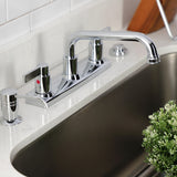 NuvoFusion Two-Handle 2-Hole 8" Centerset Kitchen Faucet