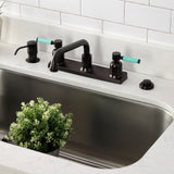 Kaiser Two-Handle 2-Hole 8" Centerset Kitchen Faucet