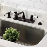 Paris Two-Handle 2-Hole 8" Centerset Kitchen Faucet