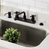 Concord Two-Handle 2-Hole 8" Centerset Kitchen Faucet