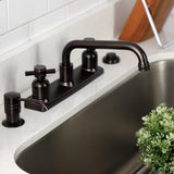 Concord Two-Handle 2-Hole 8" Centerset Kitchen Faucet