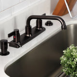 NuvoFusion Two-Handle 2-Hole 8" Centerset Kitchen Faucet