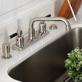 Kaiser Two-Handle 2-Hole 8" Centerset Kitchen Faucet