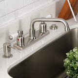 Paris Two-Handle 2-Hole 8" Centerset Kitchen Faucet