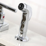 Manhattan Two-Handle 2-Hole 8" Centerset Kitchen Faucet