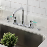 Kaiser Two-Handle 2-Hole 8" Centerset Kitchen Faucet