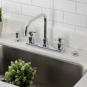 Concord Two-Handle 2-Hole 8" Centerset Kitchen Faucet