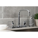 Serena Two-Handle 2-Hole 8" Centerset Kitchen Faucet