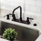 Kaiser Two-Handle 2-Hole 8" Centerset Kitchen Faucet