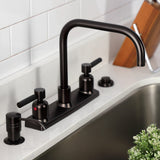 Kaiser Two-Handle 2-Hole 8" Centerset Kitchen Faucet