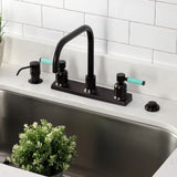 Kaiser Two-Handle 2-Hole 8" Centerset Kitchen Faucet